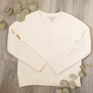 Banana Republic White Wool Sweater
